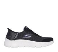 Skechers Femme Go Walk Flex Kaylee Basket, Black Textile/Lavender Trim, 39 EU