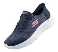 Skechers Femme Go Walk Flex Kaylee Basket, Bleu Marine, 41 EU