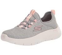 Skechers Femme Go Walk Flex-Lucy Basket, Gris/Rose, 36 EU