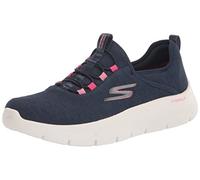 Skechers Femme Go Walk Flex Lucy Baskets, Bordure Textile Bleu Marine, 37 EU