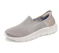 Skechers Femme Go Walk Flex Slip-ins Relish Basket, Bleu Taupe, 39.5 EU