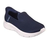 Skechers Chaussures à Enfiler Go Walk Flex-relishSneaker pour Femme, Bordure Textile Bleu Marine., 39.5 EU