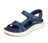 Skechers Femme Go Walk Flex Sandal Illuminate Slip-In ENTRAINEUSE, Navy Textile, 37 EU