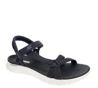 Skechers Femme GO Walk Flex Sandale Sublime, Navy Textile, 43 EU