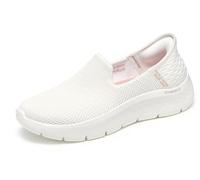 Skechers Femme Go Walk Flex Slip-ins - Relish Basket, crème, 36 EU Large