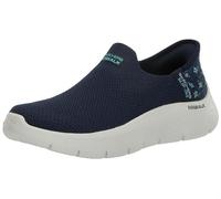 Skechers Femme Go Walk Flex Sunset Rose Hands Free Slip-ins Basket, Bleu Marine Turquoise, 38.5 EU