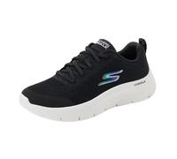 Skechers Femme GO Walk Flex Viva, Black Textile/White Trim, 35.5 EU
