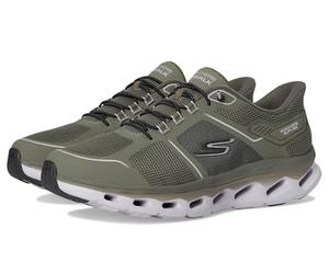Skechers Femme Go Walk Glide Step 2.0 Elektra Hands Free Slip-ins Basket, Feuille d'olive pour Moi Leaf It to Me, 37.5 EU