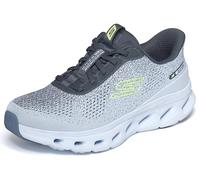 Skechers Femme Go Walk Glide-Step 2.0 Nessa Slip-In ENTRAINEUSE, Lt.blue Textile/Charcoal Trim, 39.5 EU