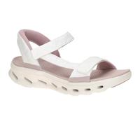 Skechers Femme Go Walk Glide-Step 2.0 Sandal Jada Slip-in ENTRAINEUSE, White, 38 EU