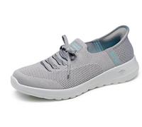 Baskets basses femmes Skechers SLIP-INS: GO WALK JOY - ABBY Gris 39