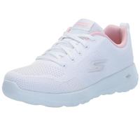 Skechers Femme Go Walk Joy Violet Basket, Blanc/Rose, 38 EU