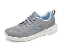 Skechers Femme Go Walk Joy Violet Basket, Gris/Bleu, 35 EU