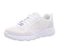 Skechers Femme GO Walk Joy Violet Baskets, White Textile/Rose Gold Trim, 40 EU