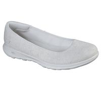 Skechers Femme Go Walk Lite-136001 Ballerines, Naturel, 40 EU