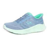 Skechers Baskets Go Walk Now pour Femme, Bleu/Vert, 40 EU