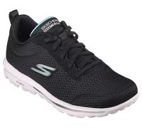 Skechers Femme Go Walk Travel-Fun Journey Basket, Black Aqua, 36.5 EU