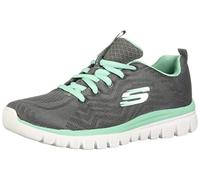 Skechers Femme Graceful Get Connected Baskets, Charcoal, 36 EU Large