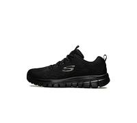 Skechers Femme Graceful-Get Connected Baskets, Noir, 38.5 EU