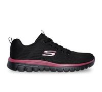 Skechers Femme Graceful Get Connected Baskets, Noir, 38 EU