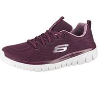 Skechers Femme Graceful Get Connected Fashion-sneakers, Wine, 37.5 EU Large