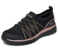 Skechers Femme Graceful Purecrush, Black Rose Gold Knit, 36.5 EU