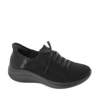 Skechers Femme Hands Free Slip-ins Ultra Flex 3.0-Brilliant Path Basket, Black Knit/Trim, 40 EU Large