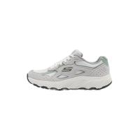 Skechers Baskets Hillcrest 2.0 pour Femme, Textile en Daim synthétique Vert cassé, 37 EU