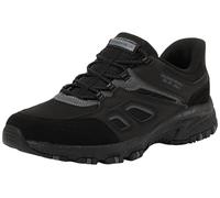 Skechers Femme Hillcrest Kamalino Basket, Black Synthetic/Textile/Trim, 38.5 EU