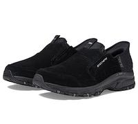 Skechers Sport SlipIns HillcrestSunapee Baskets pour Femme, Bordure en Daim Noir Lycra, 38 EU