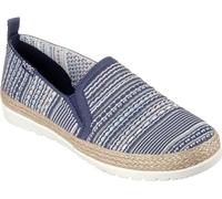 Skechers Femme Island Flexpadrille 3.0 Muse DE L'ÎLE, Navy and Multi Engineered Knit, 37.5 EU