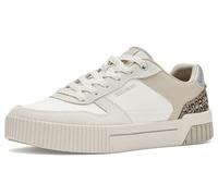 Skechers Femme Jade Lustrous Luxury Basket, White Duraleather/Multi Trim, 36 EU