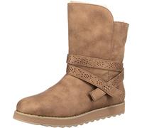 Skechers Femme Keepsakes 2.0 Botte mi-Mollet, Microcuir Taupe, 35 EU