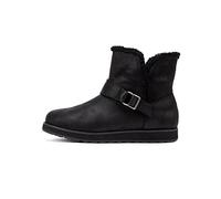 Skechers Femme Keepsakes 2.0 Cabin Feels Botte Tendance, Black Microleather, 38 EU