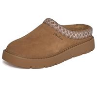 Skechers Femme KEEPSAKES COZY Pantoufles, Chestnut Suede Wool, 40 EU