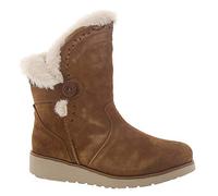 Skechers Femme Keepsakes Wedge Cozy Peak Botte mi-Mollet, Tan, 39 EU