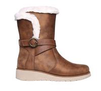 Skechers Femme Keepsakes Wedge Snow Kiss Botte de Neige, Marron, 39 EU