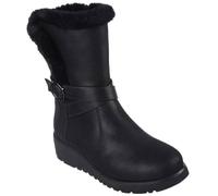 Skechers Femme Keepsakes Wedge Snow Kiss Botte de Neige, Noir, 41 EU