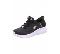 Skechers Femme Lite Pro Natural Beauty Basket, Black Textile/White Trim, 37 EU