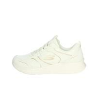 Skechers Femme Lite Pro Sleek Citizen Basket, Natural Leather/Duraleather/Gold Trim, 40 EU