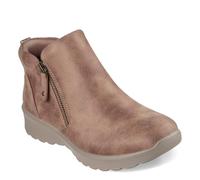 Skechers Femme Bottine Lovely Vibe – Microcuir Mushroom Marron – Taille 38,5 EU