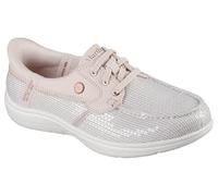 Skechers Femme Martha Stewart on-The-go Flex Radiant Hands Free Slip-ins Sequin Boat Shoe Mocassin Penny, Nature, 38 EU