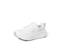 Skechers Femme Max Cushioning Elite-Step Up Baskets, Blanc (White Leather/Silver Trim WSL), 38 EU