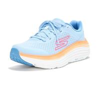 Skechers Femme Max Cushioning Endeavour Canova Basket, Blue Synthetic/Orange Trim, 39.5 EU