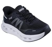 Skechers Femme Max Cushioning Glide-Step Aberdeen Slip-In ENTRAINEUSE, Black Synthetic/White Trim, 41 EU