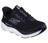 Skechers Femme Max Run Basket, Black Textile/White Trim, 41 EU