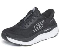 Skechers Femme Max Run Slip-In ENTRAINEUSE, Black Textile/White Trim, 37 EU