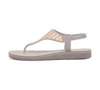 Skechers Femme Meditation Glamorous Muse Sandale, Taupe, 38 EU