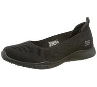 Skechers Femme Microburst 2.0 Be Iconic Basket, Écumoire en Tricot Stretch Noir, 37 EU Large