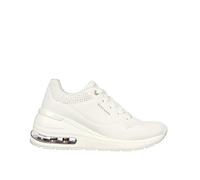 Skechers Femme Million Elevated AIR Sneakers, White, 39 EU